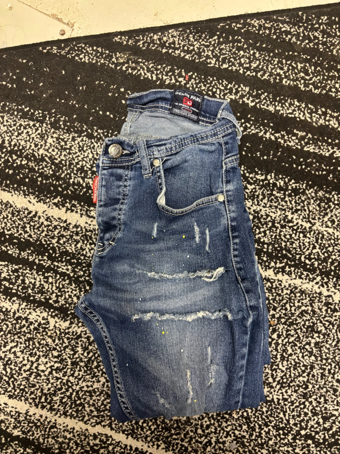 Blå skinny jeans från disquerd  - 4