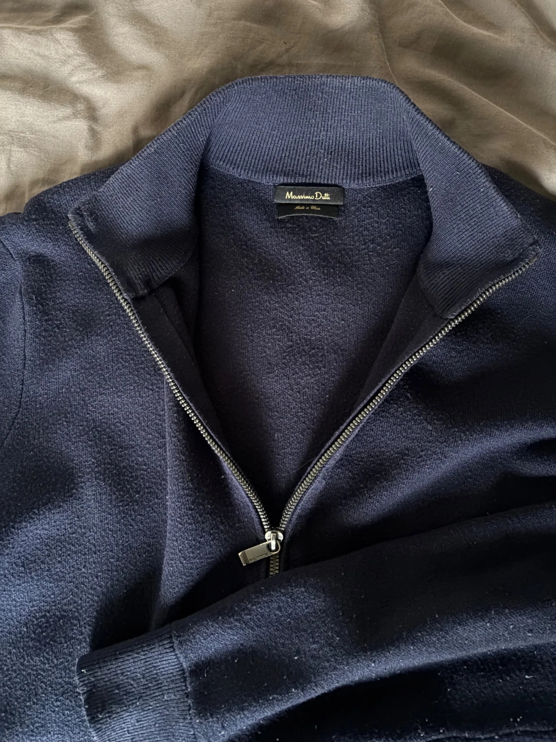 Marinblå kofta från Massimo Dutti - 1