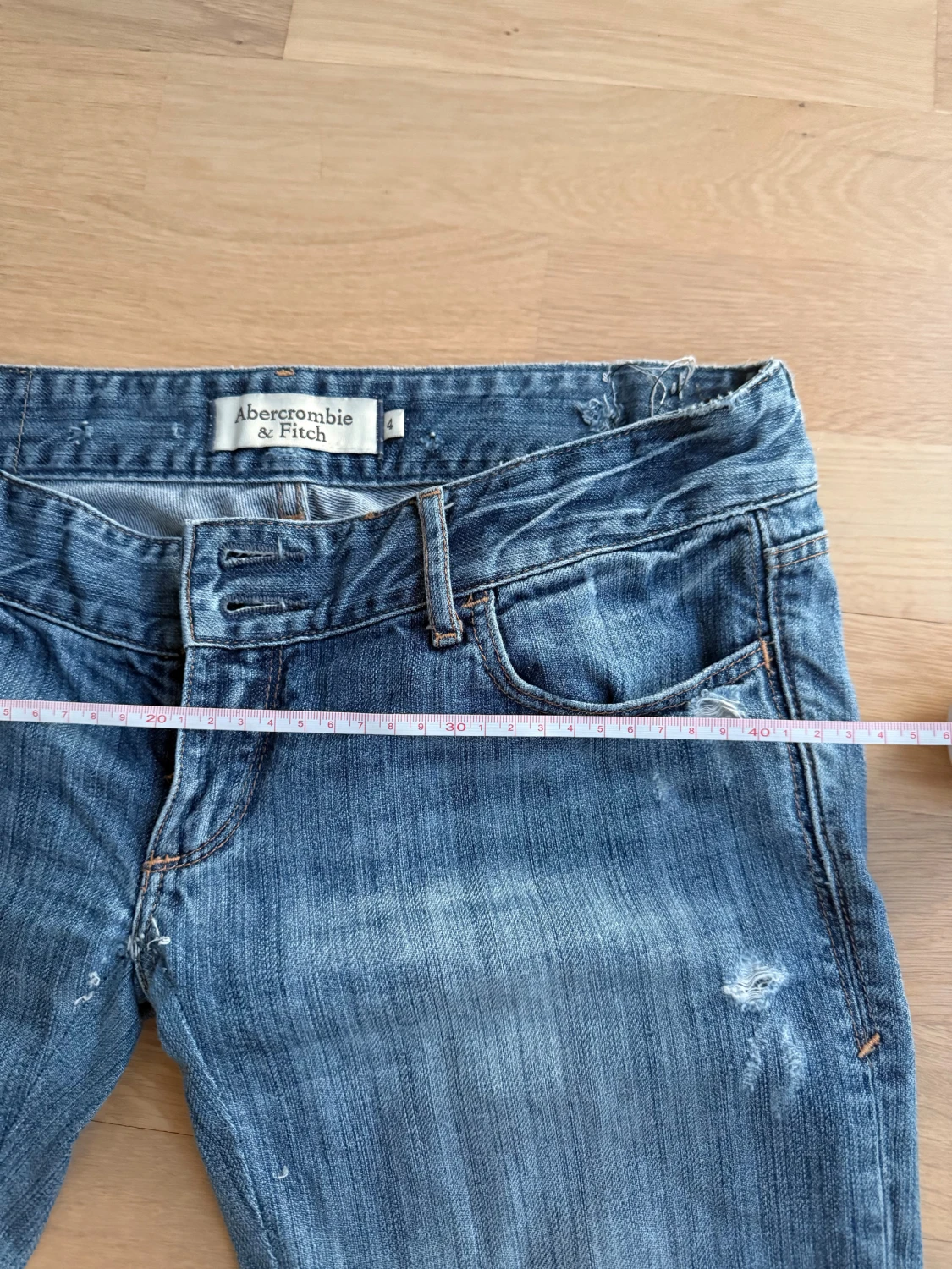 Blå bootcut jeans Abercrombie & Fitch - 3