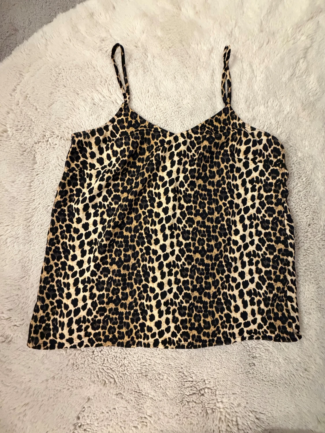 Leopardmönstrad linnetopp Vero Moda