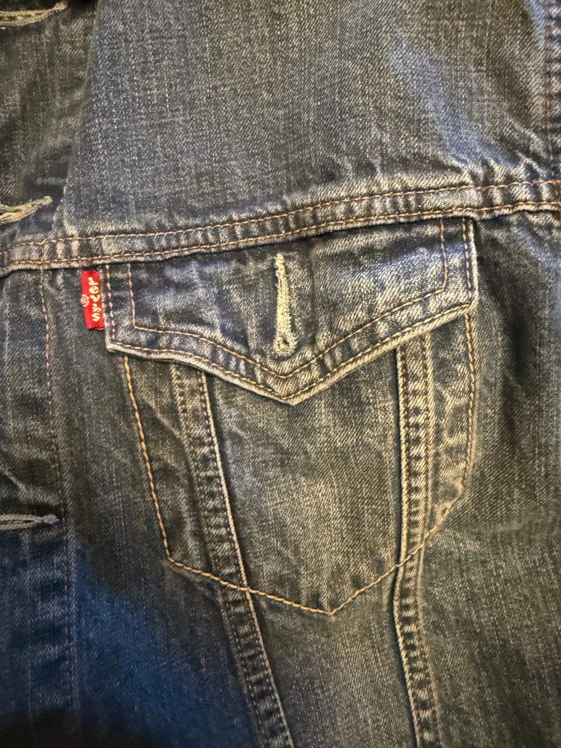 Levi's klassisk jeansjacka blå L - 2
