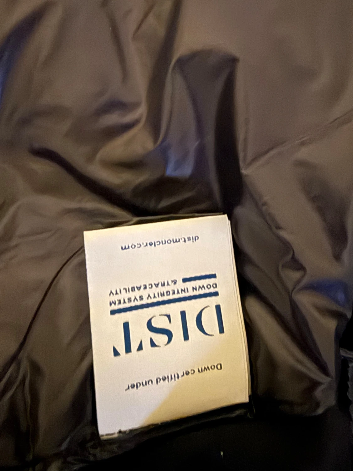 Svart Moncler pufferjacka med huva - 5