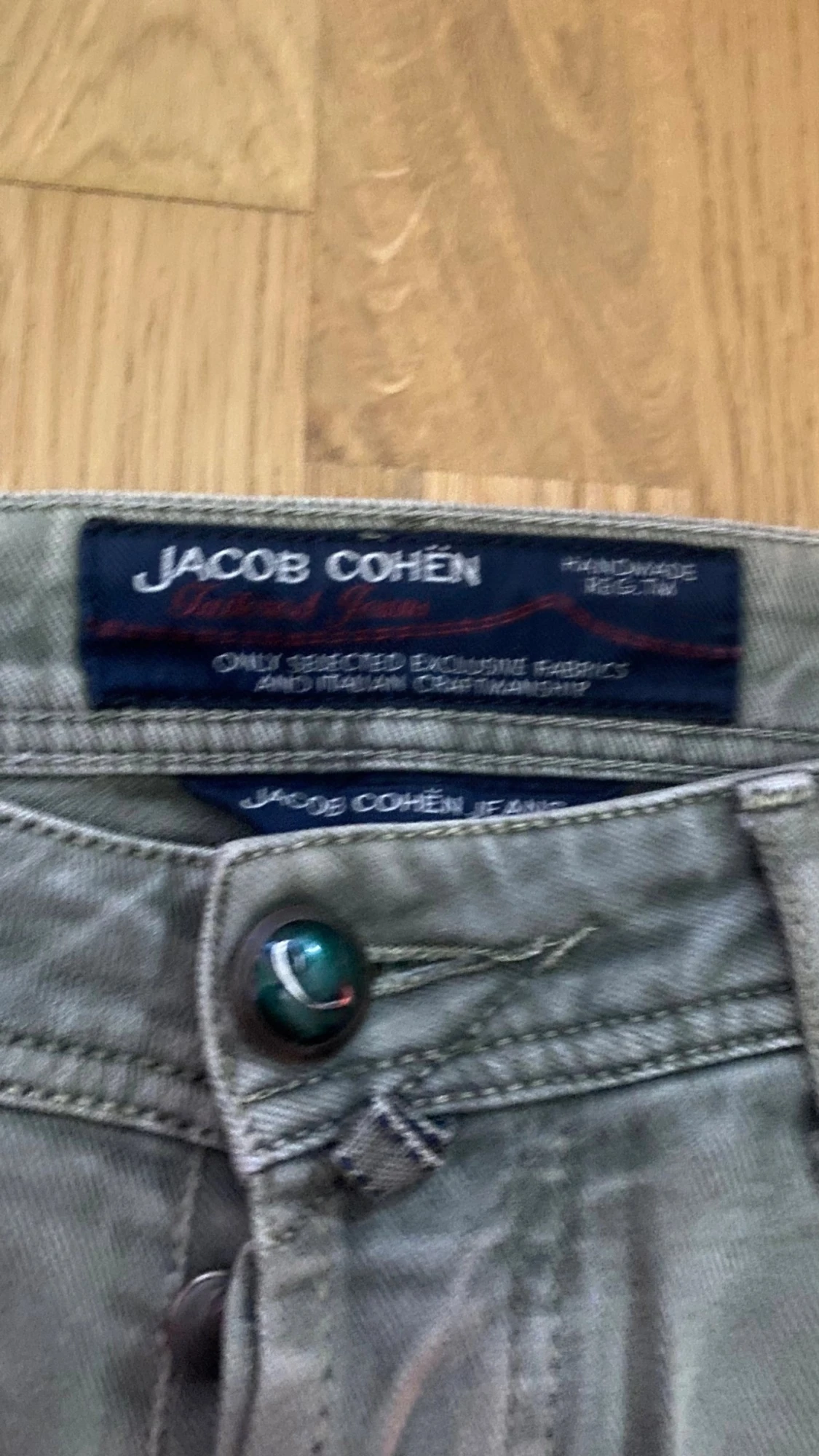 Grågröna jeans från Jacob Cohen - 4