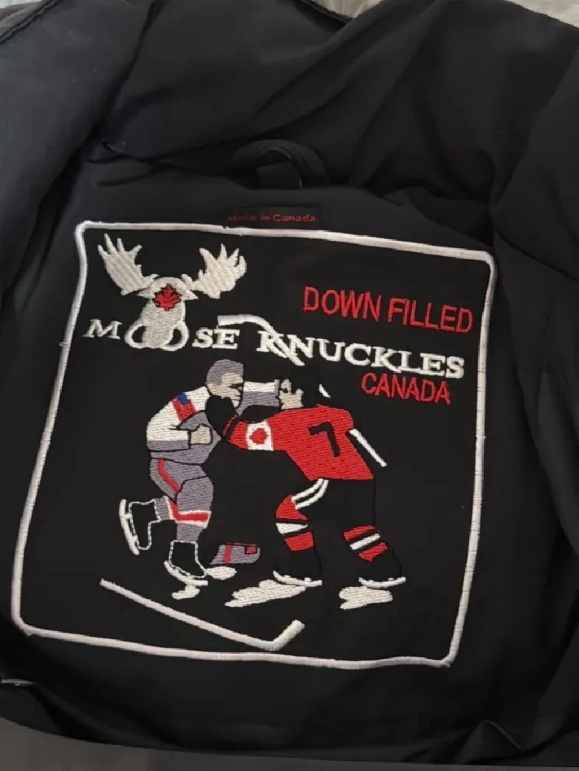 Svart Moose Knuckles dunjacka - 2