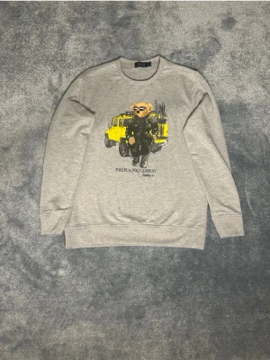 Grå Tröja Polo Bear L - Grå Polo Bear Tröja | Skick; 9/10 | Jag svarar fort vid frågor | Snabb leverans | Perfekt inför vintern | Passar dig mellan 170-185 cm |