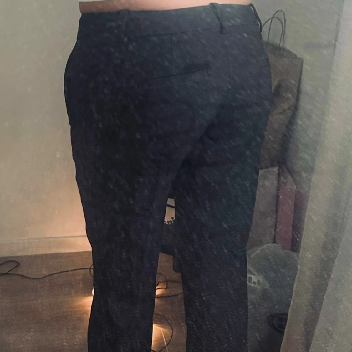 Svarta kostymbyxor med raka ben - 2