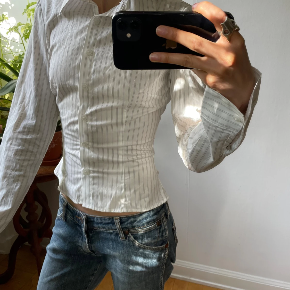 Figursydd skjorta från hm - 1