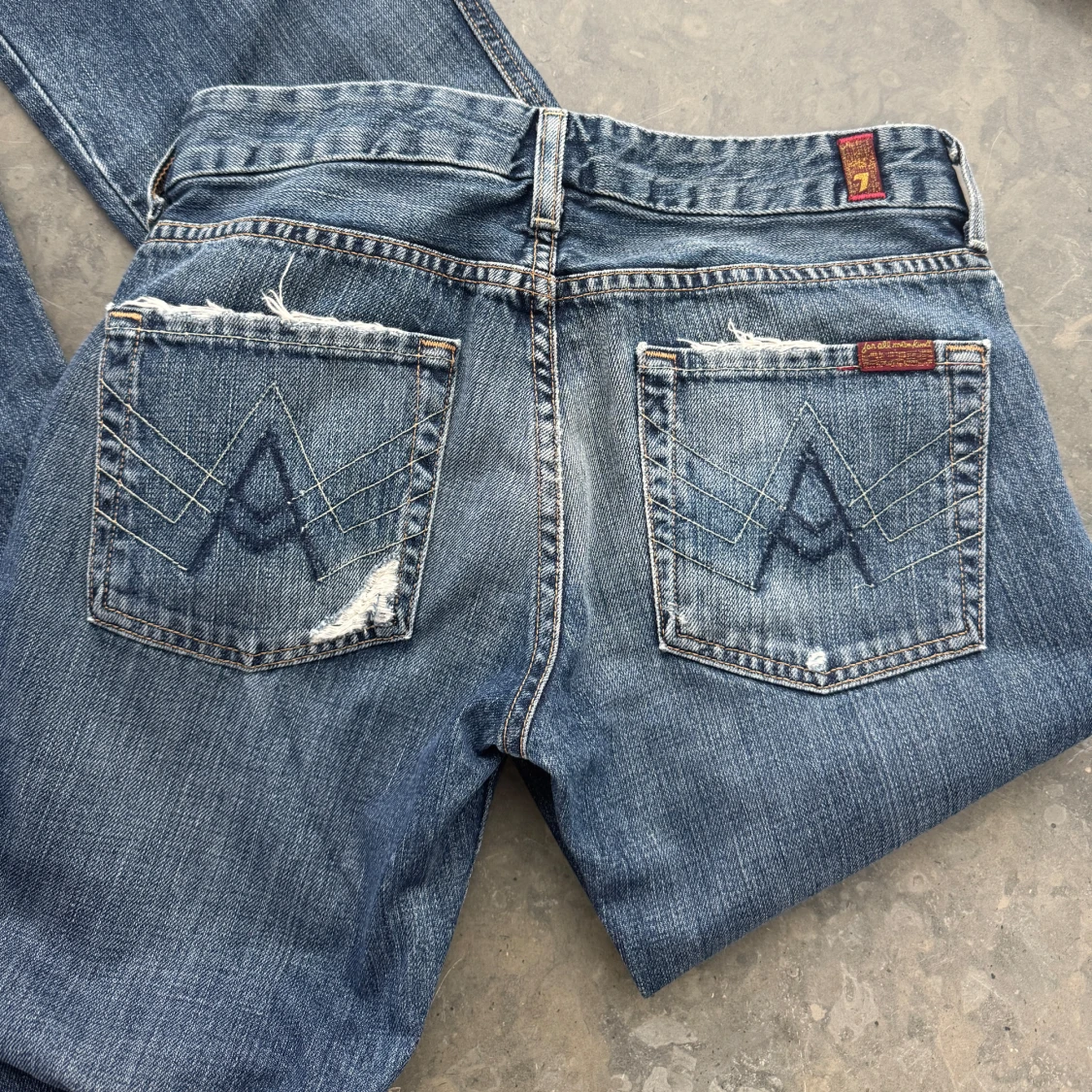 Lågmidjade jeans  - 1