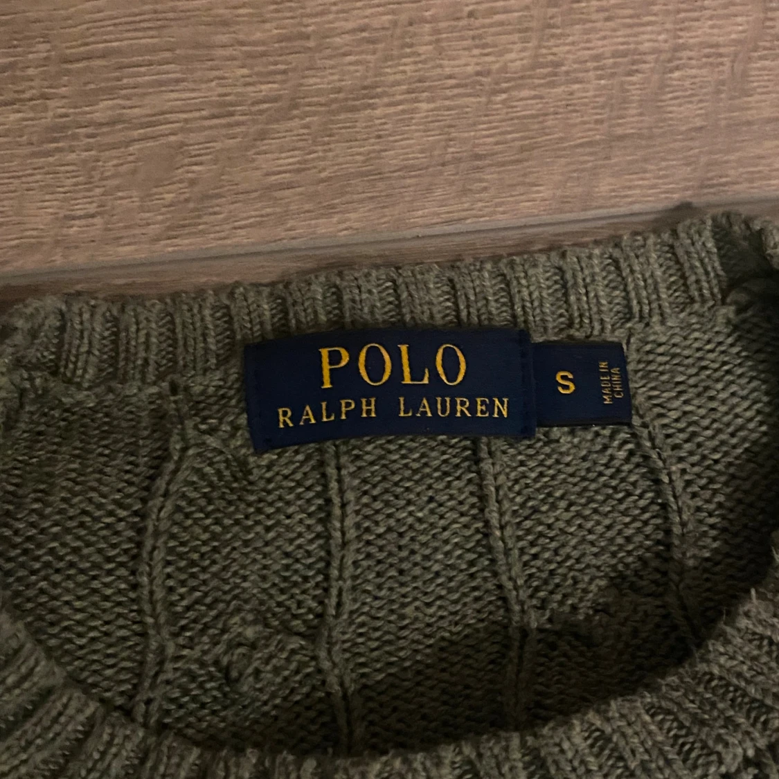 Grön kabelstickad tröja Polo Ralph Lauren - 2