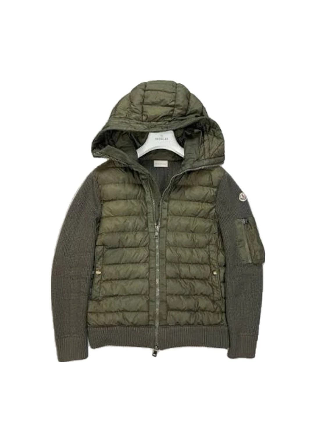 Grön  pufferjacka/ cardigan från Moncler