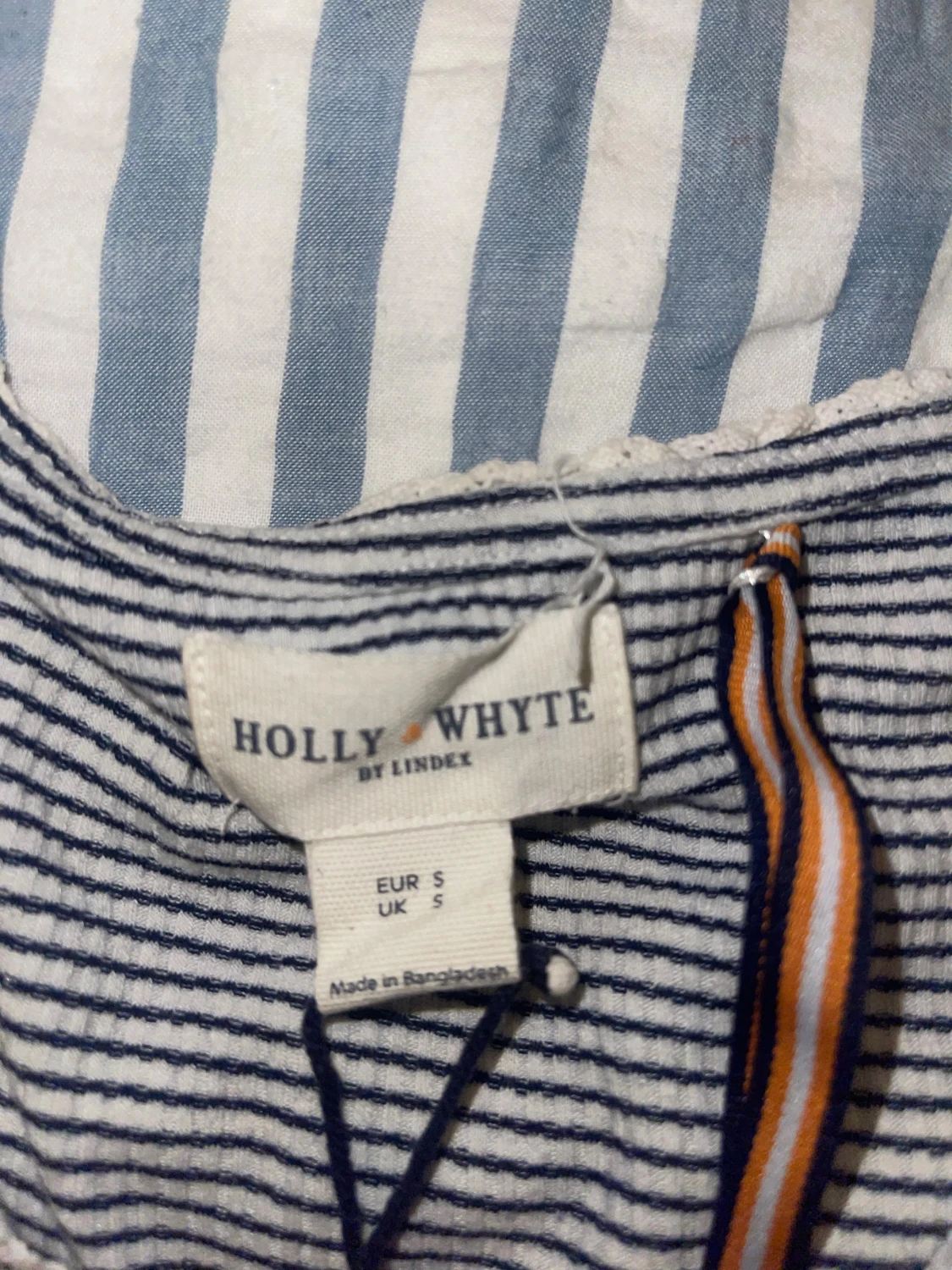 Randig v-ringad topp Holly Whyte - 1