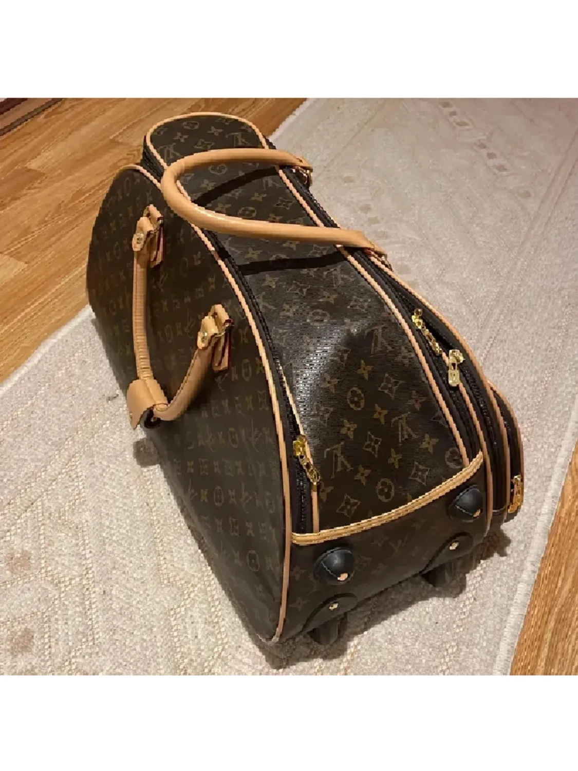  Brun resväska med monogram💕 Supersnygg 💕 - 1