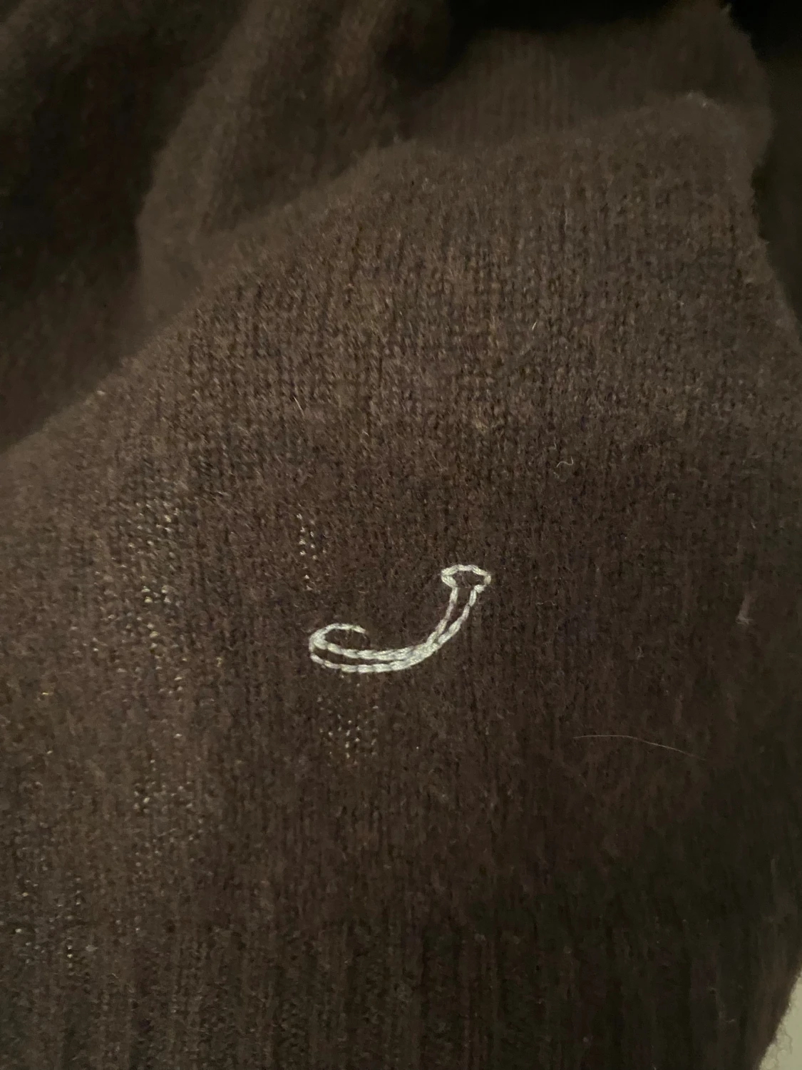 Mörkbrun stickad tröja Jacob Cohen - 3