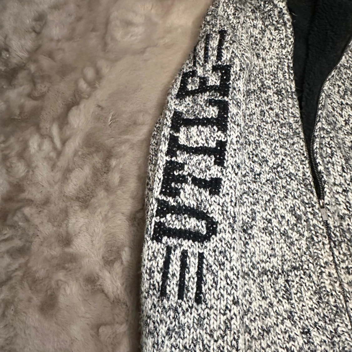 Stickad cardigan fodring  - 2
