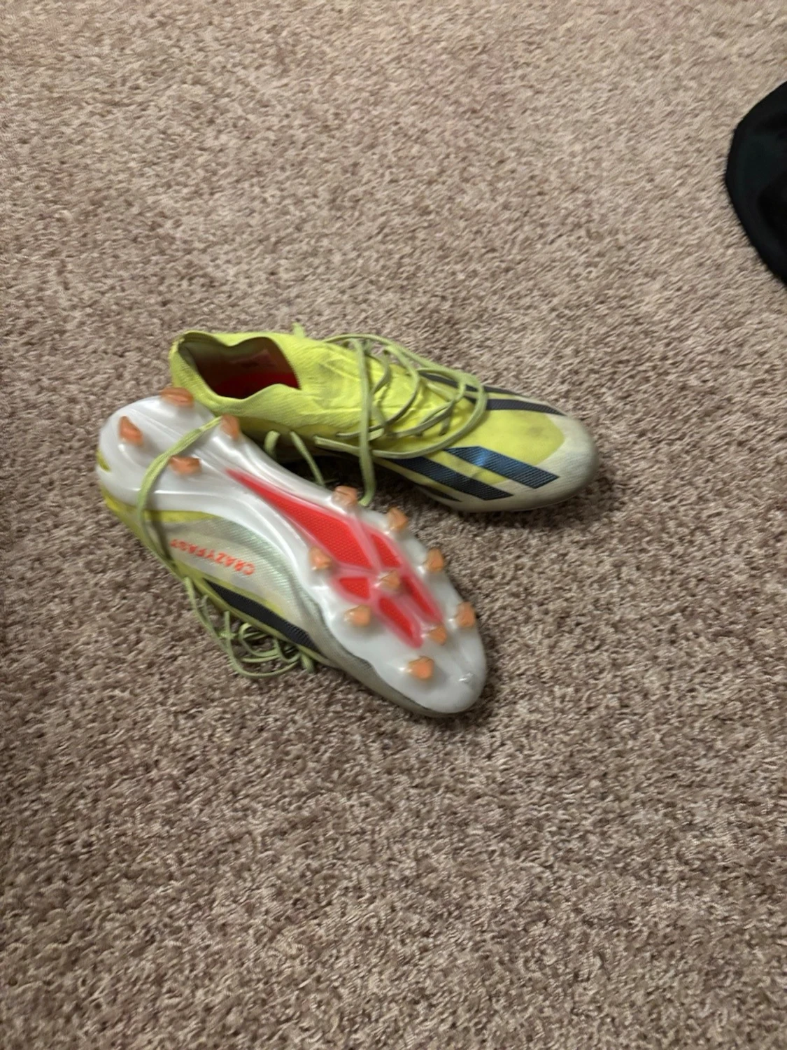 Adidas Crazyfast gula fotbollsskor - 1