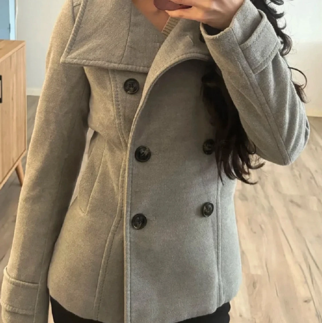 Grå kappa från H&M