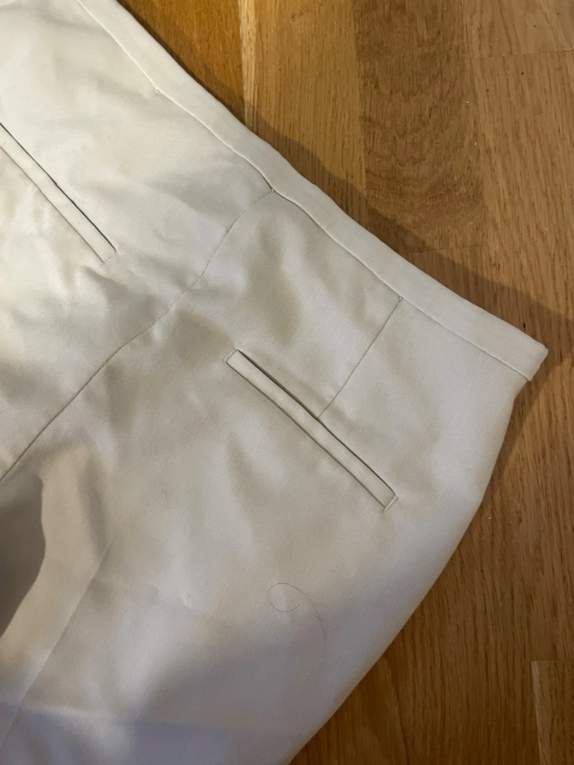 Beiga kostymbyxor från H&M, strl 38 - 3