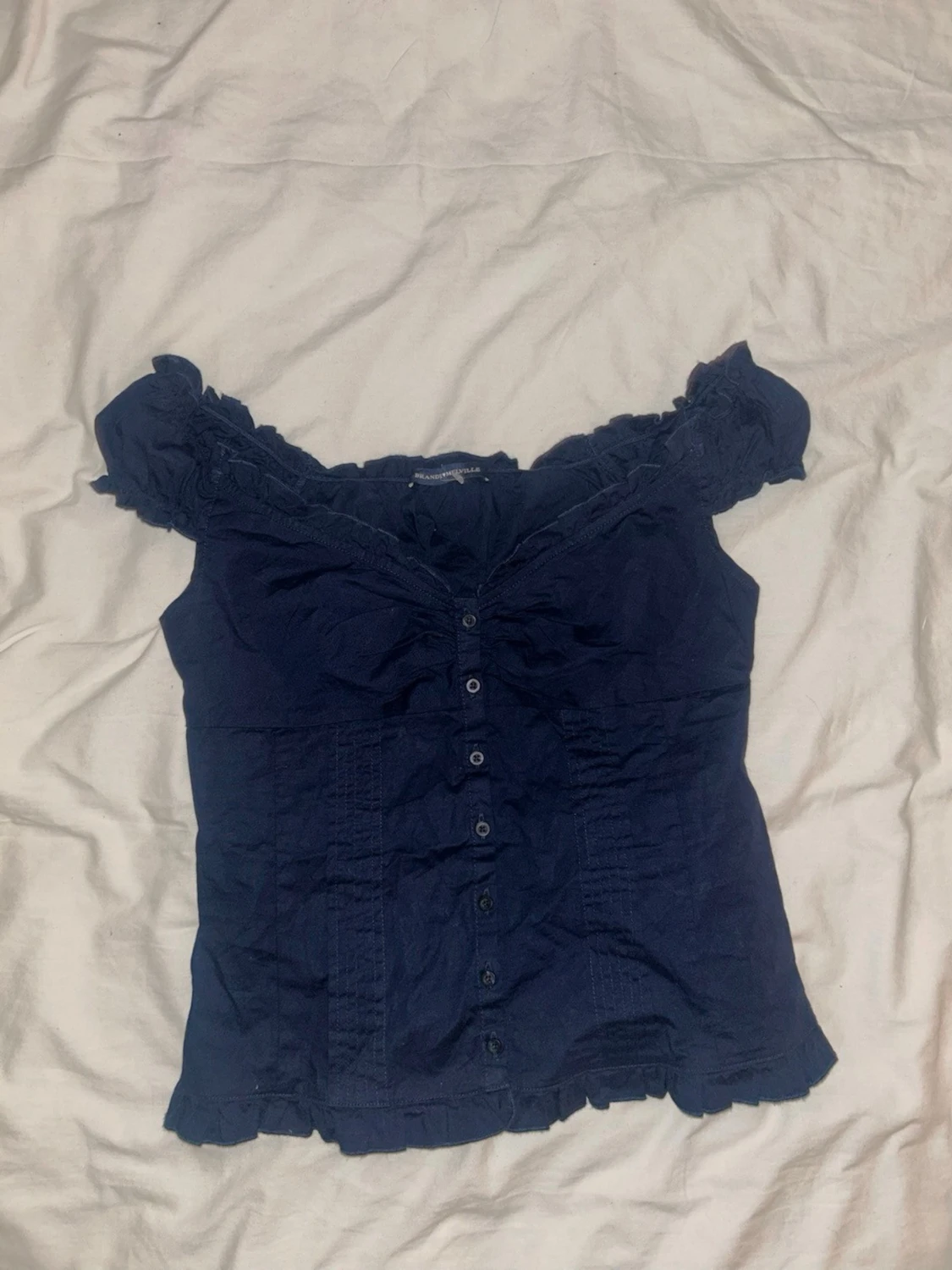 Mörkblå topp från Brandy Melville - 1