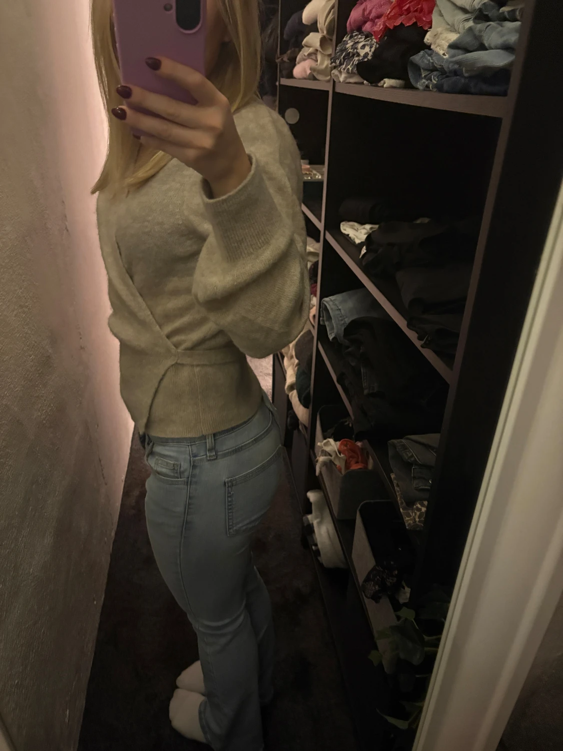 Lågmidjade bootcut jeans - 2