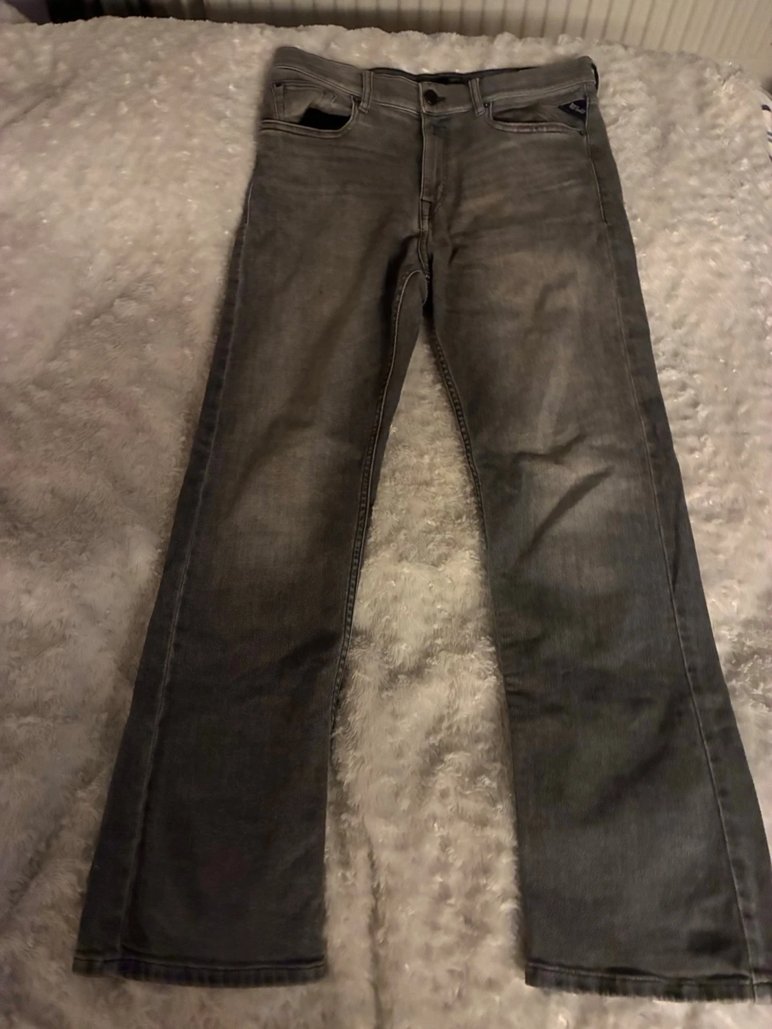 Replay grå jeans straight fit