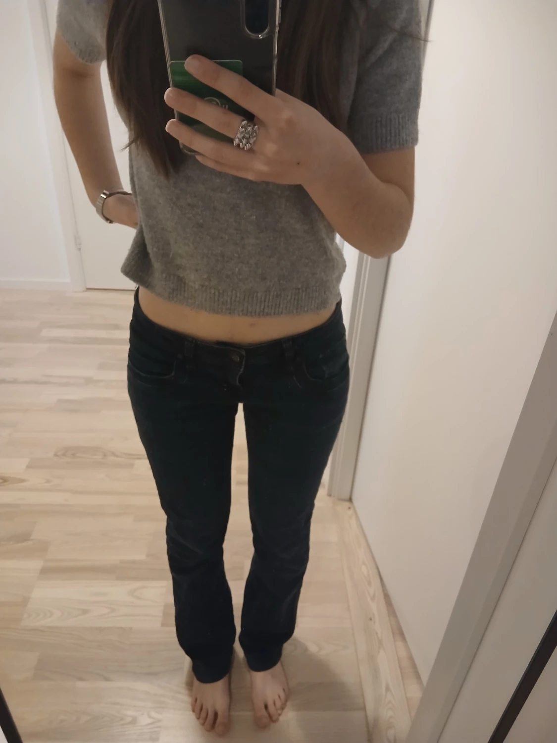 Mörkblå bootcut jeans från LTB