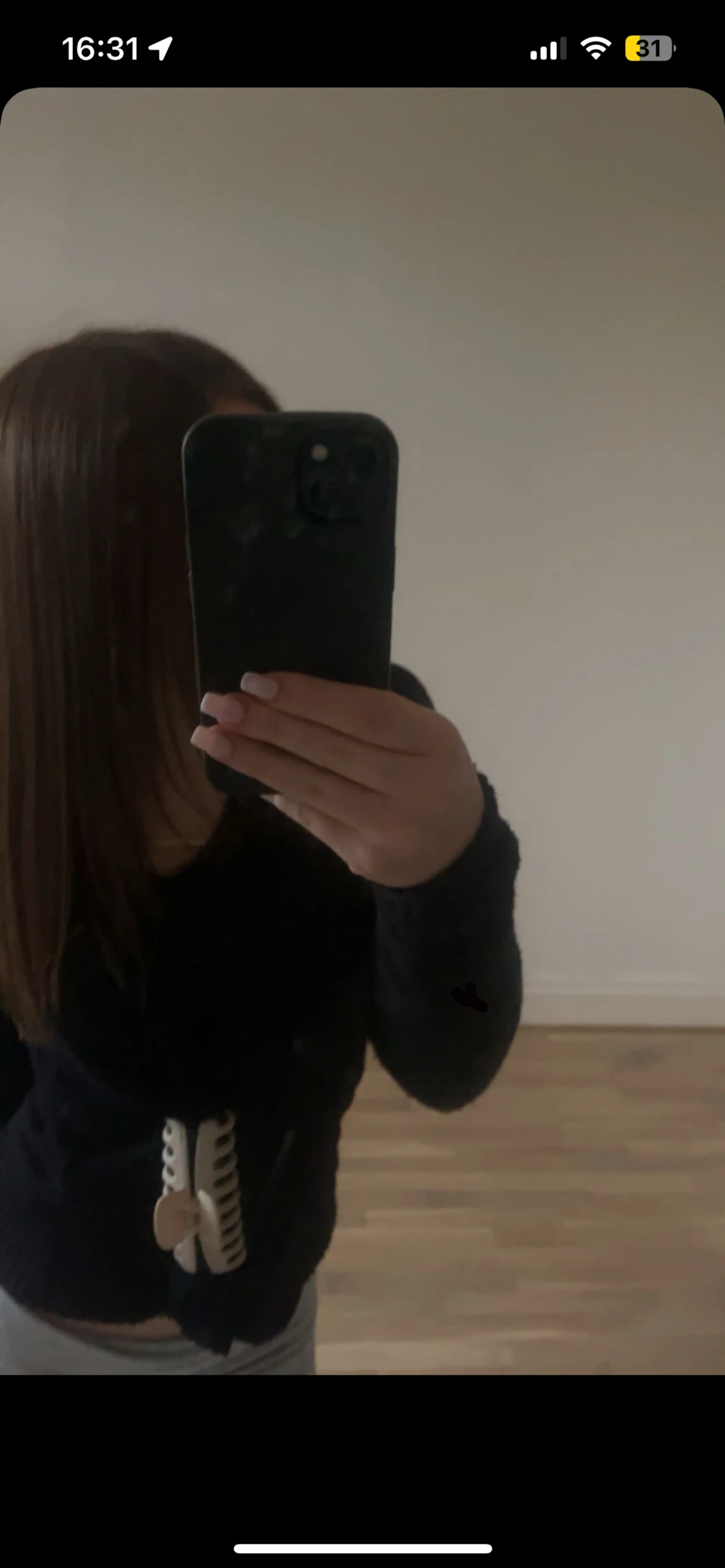 Svart öppen kofta från VILA - 3