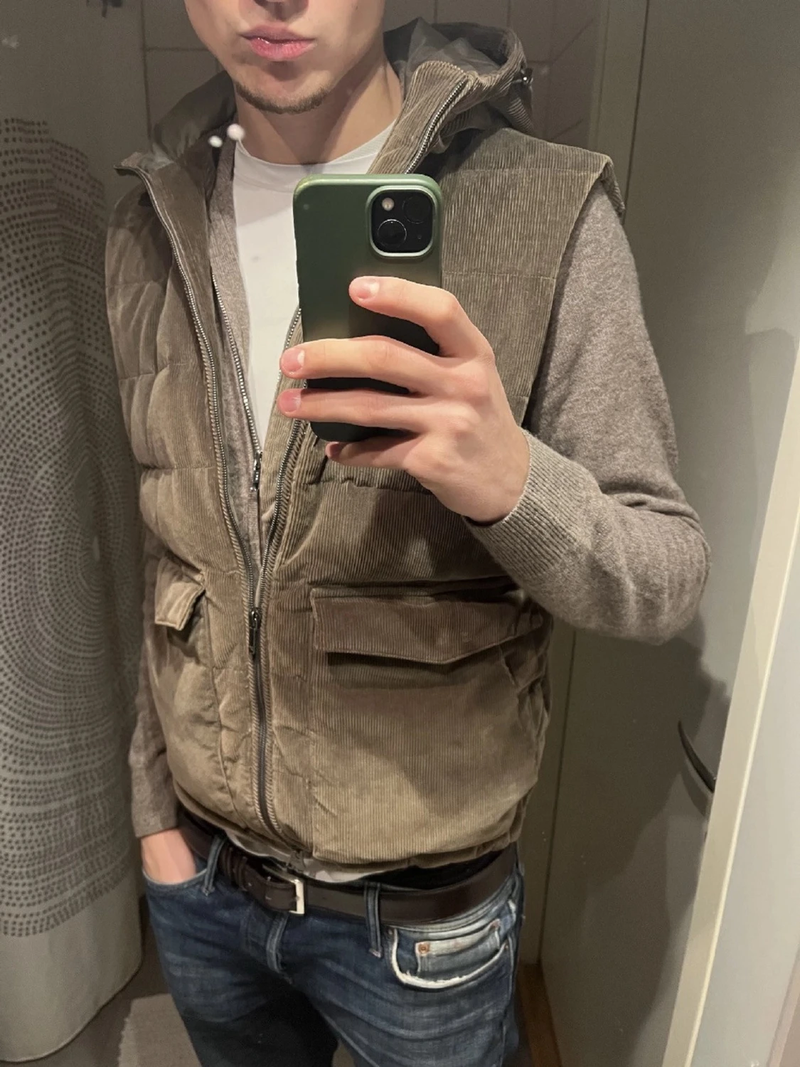 Stenströms väst brun - 1