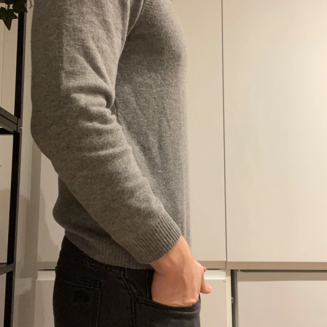 Grå polotröja från Massimo Dutti - 1