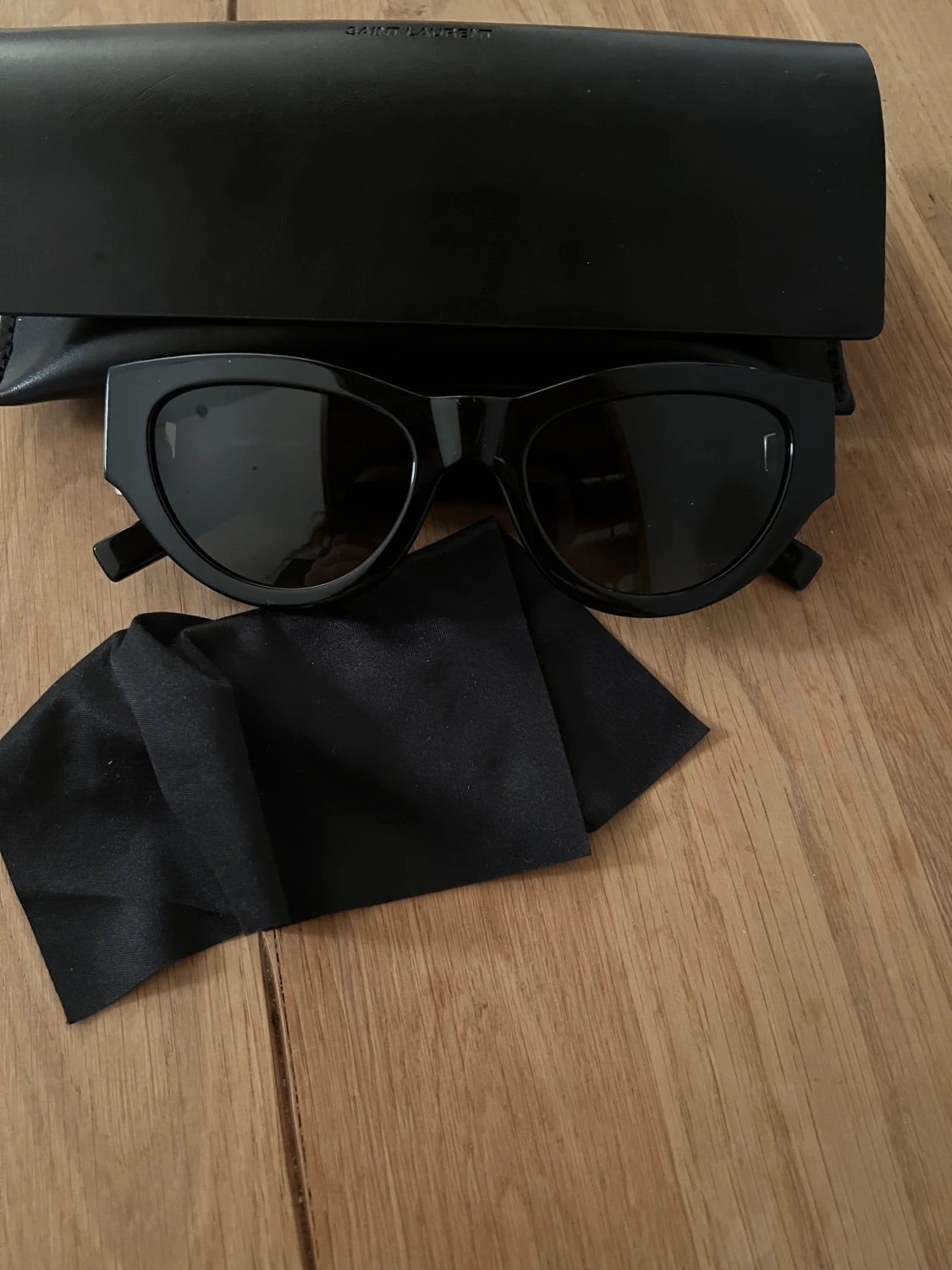 Svart Saint Laurent solglasögon - 6