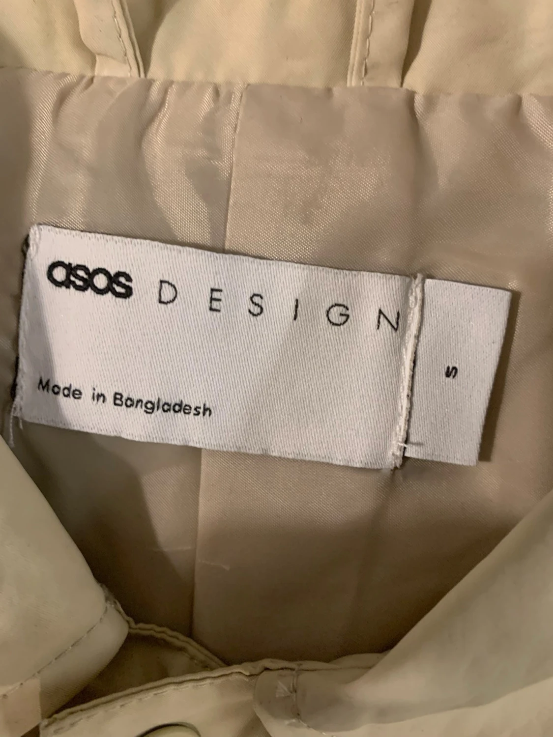 Beige coach-jacka från ASOS DESIGN - 2