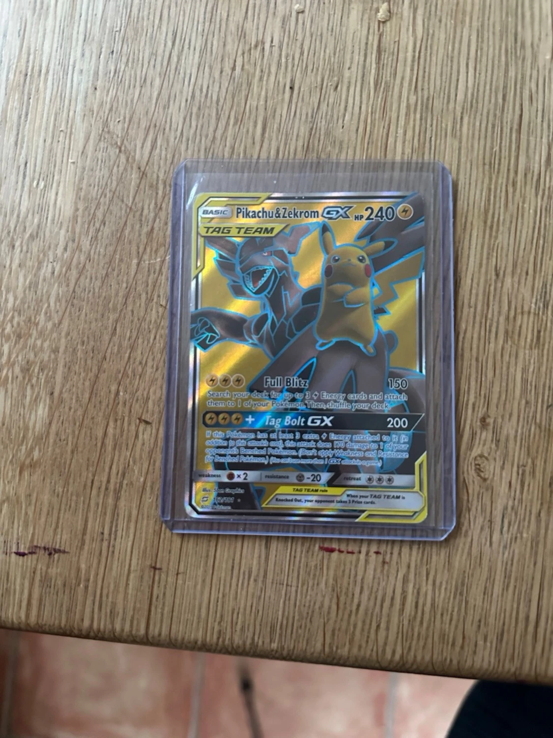 Pikachu zekrom tag team gx