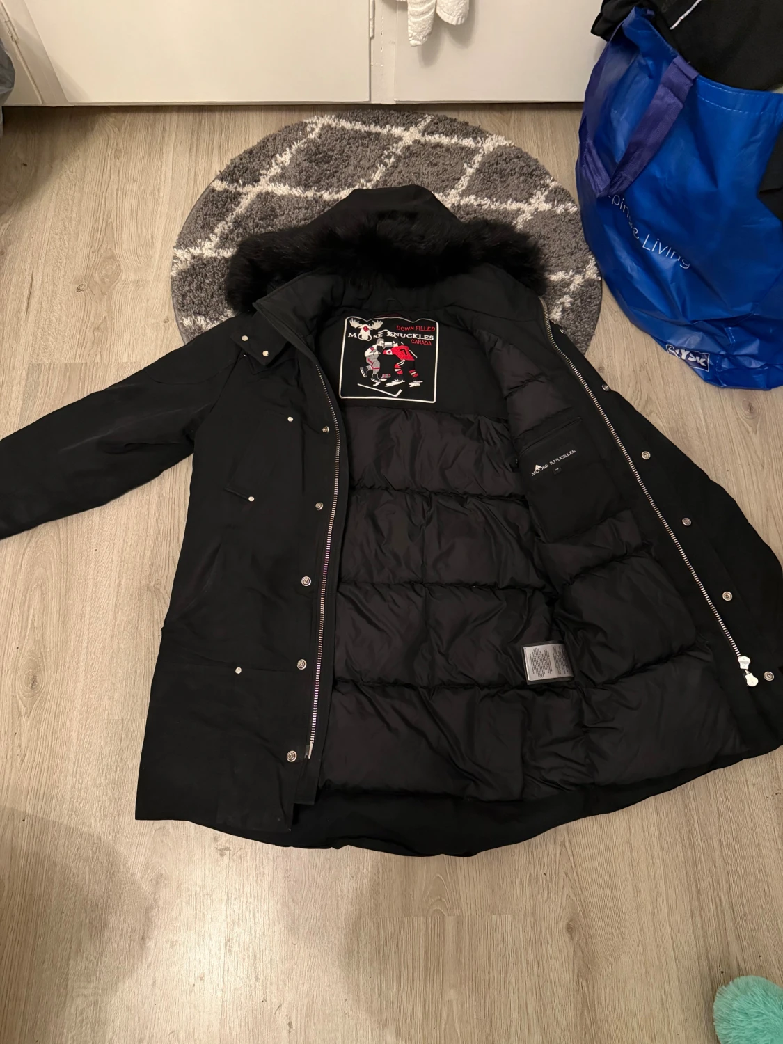 Svart dunjacka Moose Knuckles M - 1