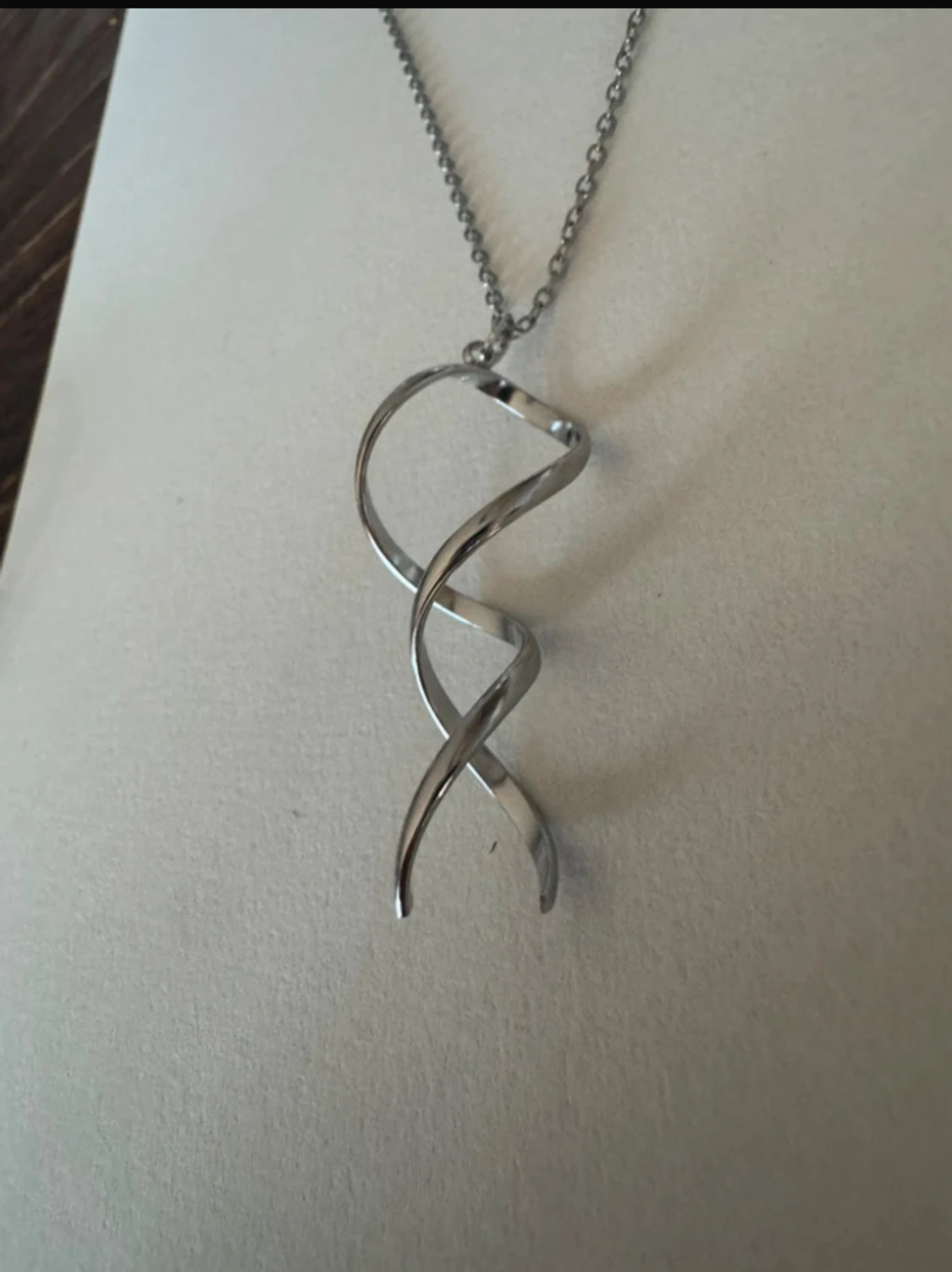 Silverhalsband större spiral - 2