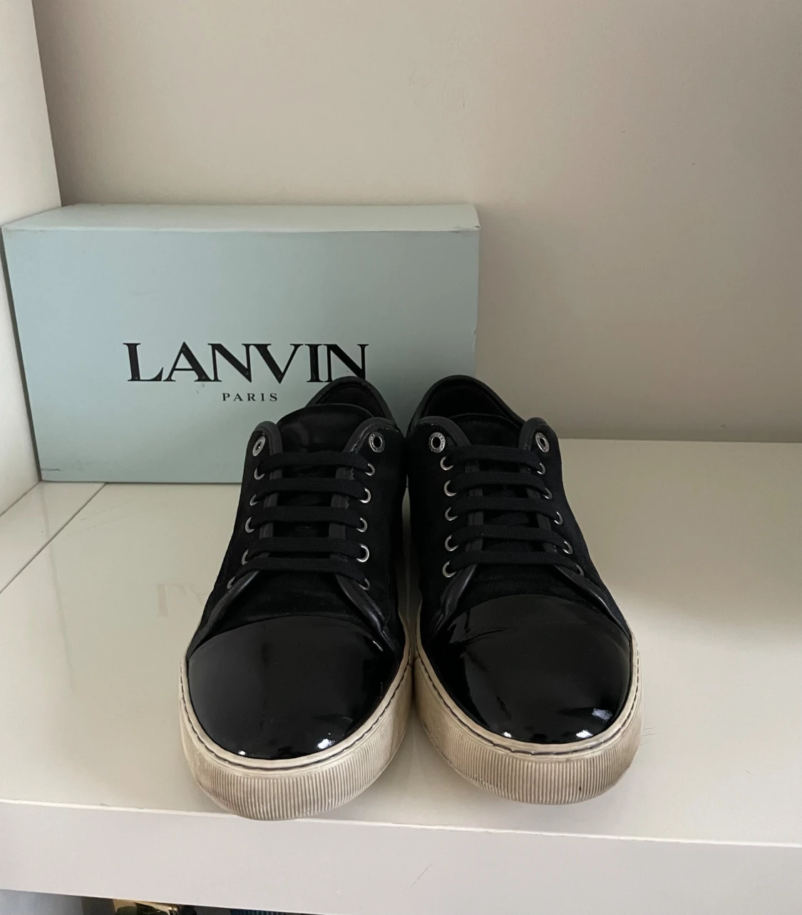 Svarta lanvin cap toe - 1