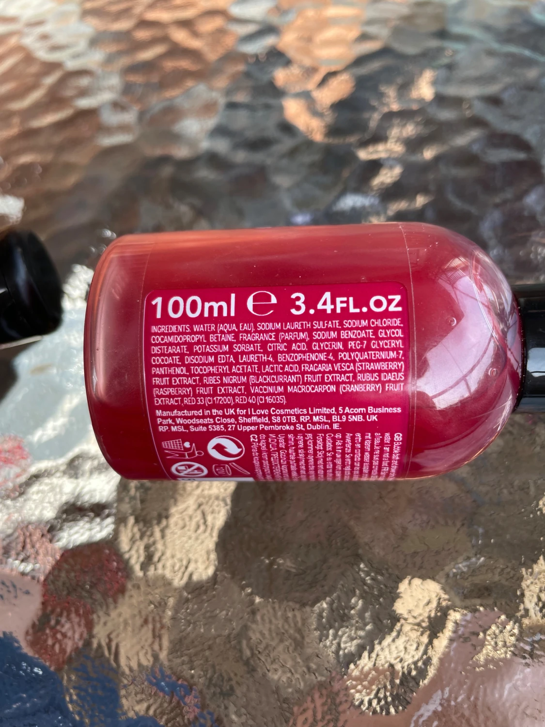 I Love Bath & Shower Crème duo. Crushed candy cane och Luxury hot chocolate - 3
