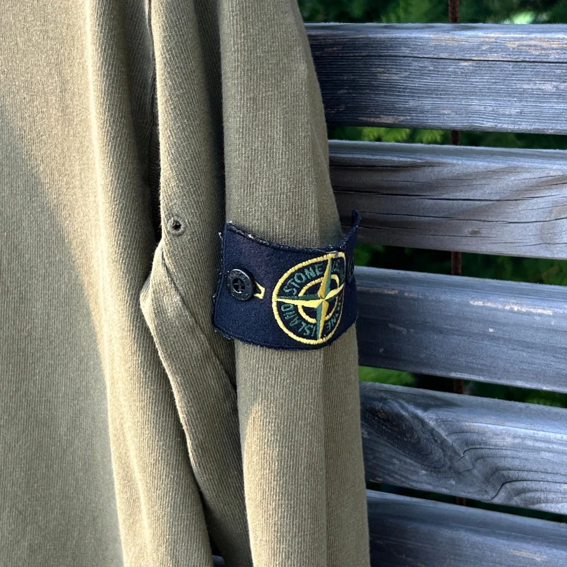 Olivgrön långärmad tröja Stone Island - 2