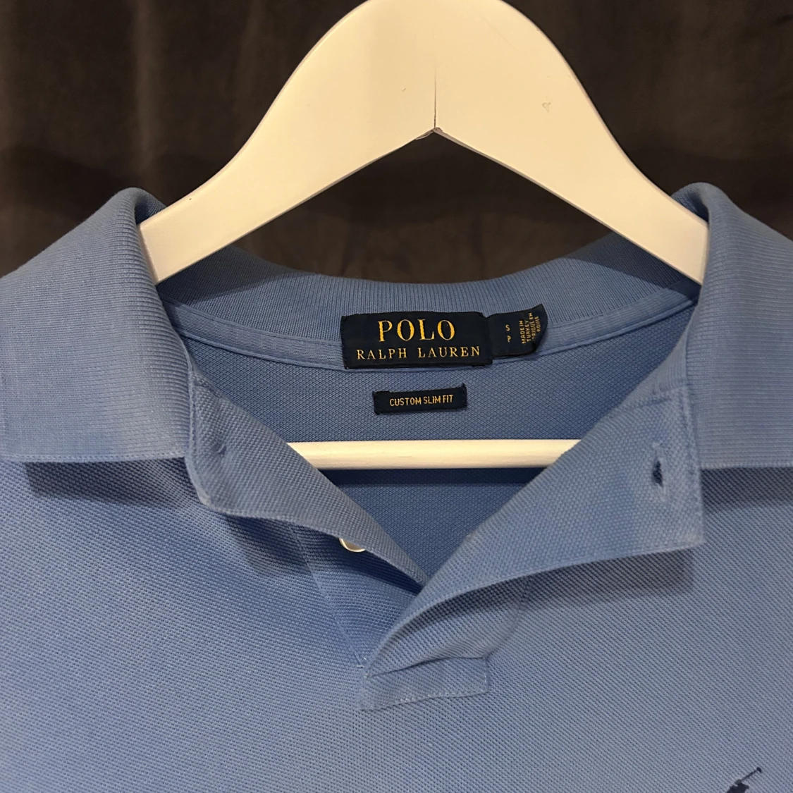 Blå Ralph Lauren piké - 1