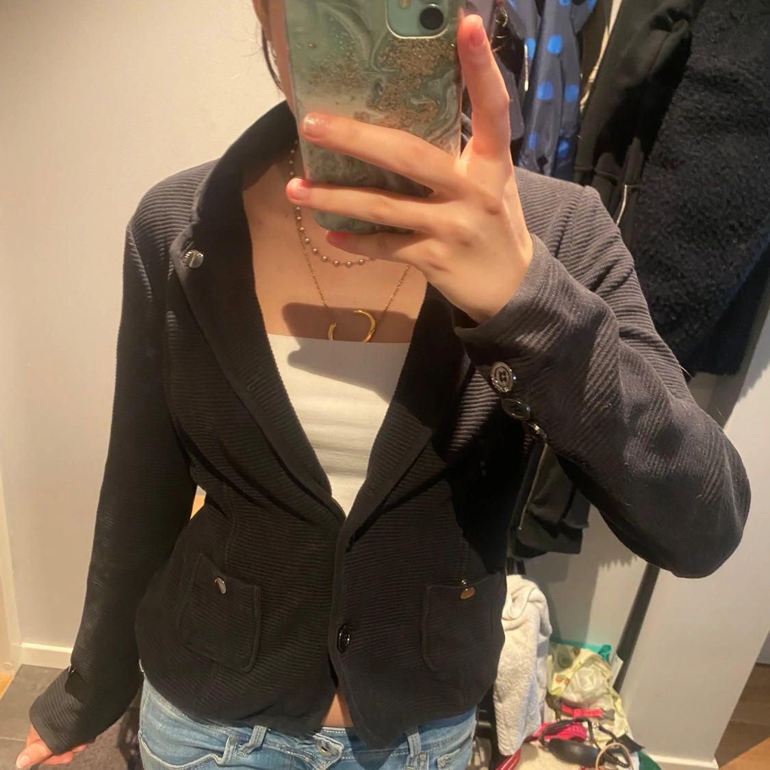 Svart kofta/Jacka - 2