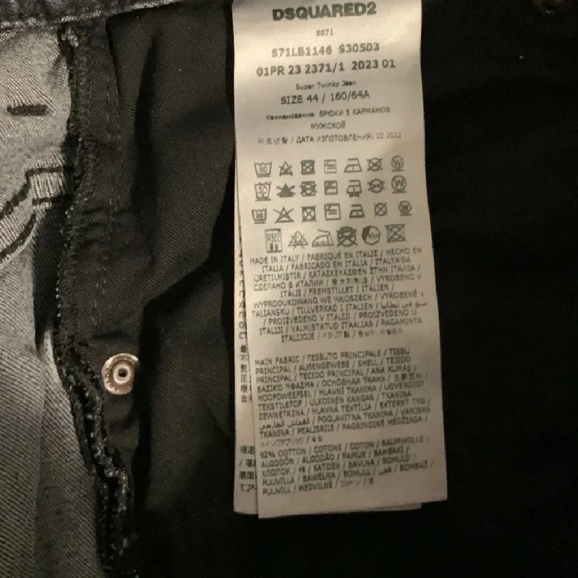 Svarta Dsquared2 jeans  - 3