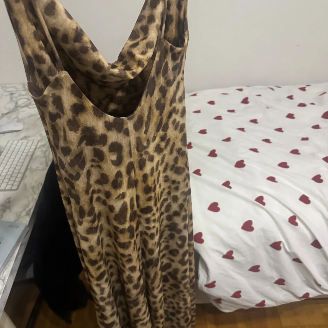 Leopardmönstrad långklänning från Zara - 1