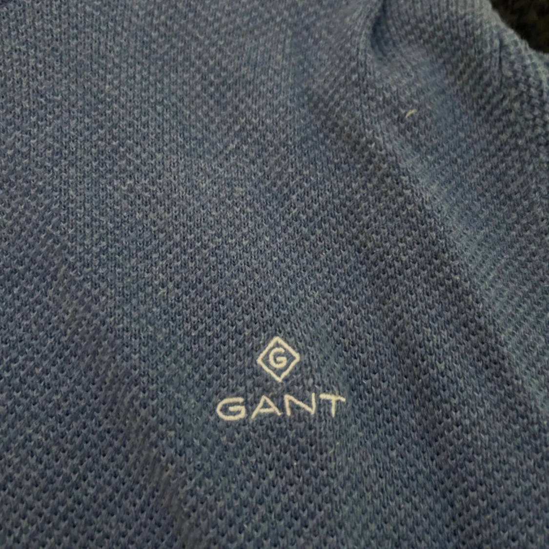 Blå stickad tröja från GANT - 2