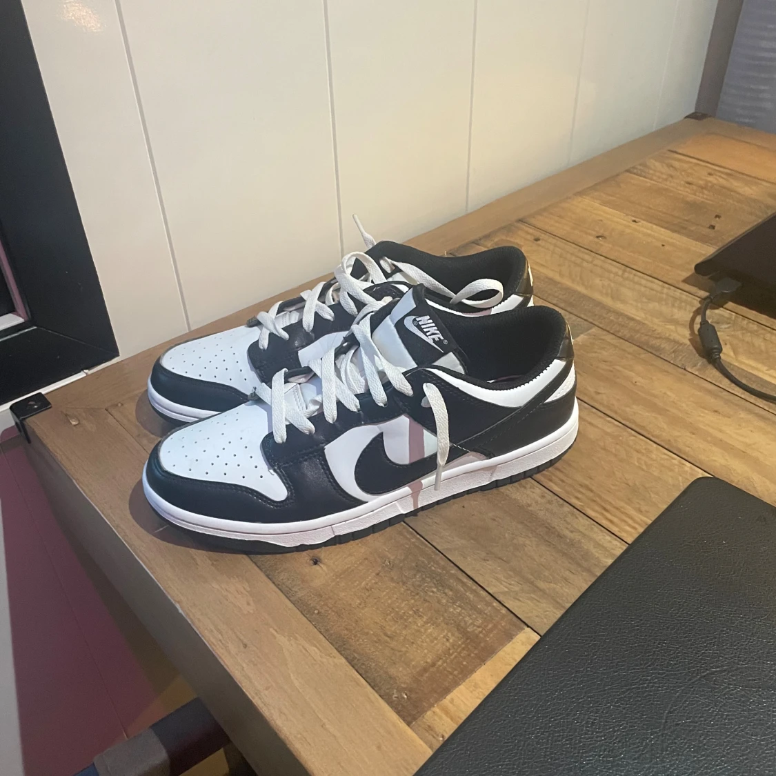 Nike Dunk Low svartvita sneakers