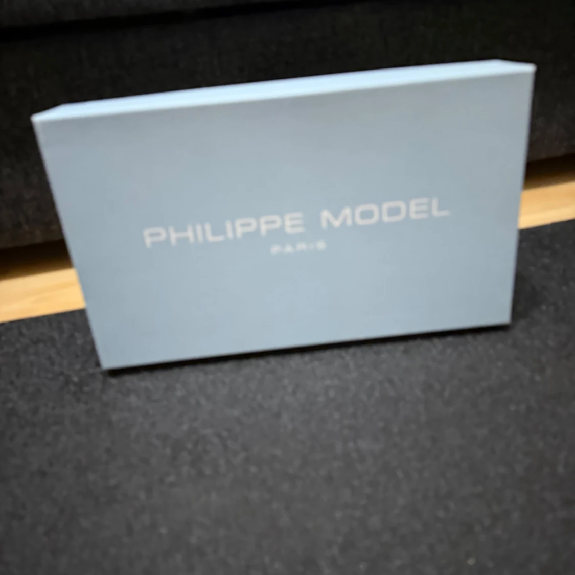 Philippe Model vita sneakers i skinn