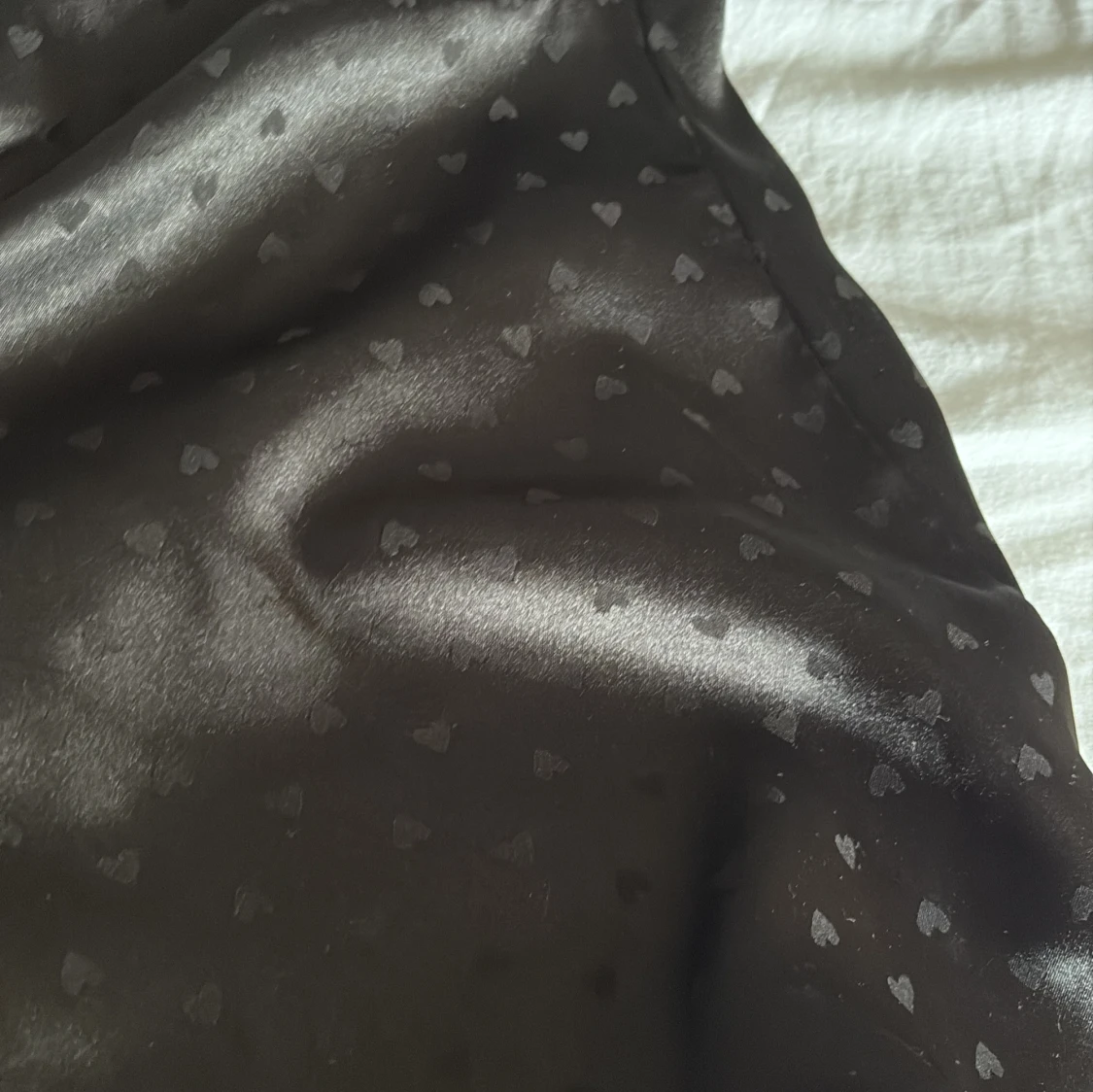 svart satin pyjamas från newyorker! - 3