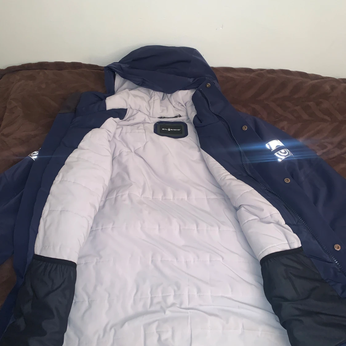 Mörkblå Sail Racing pufferjacka - 2
