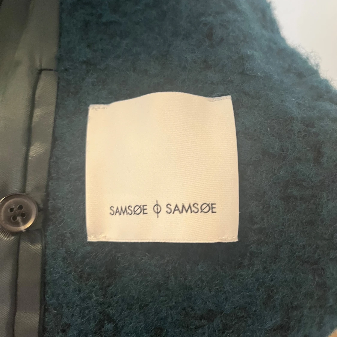 Mörkgrön ullkappa från Samsøe Samsøe - 3