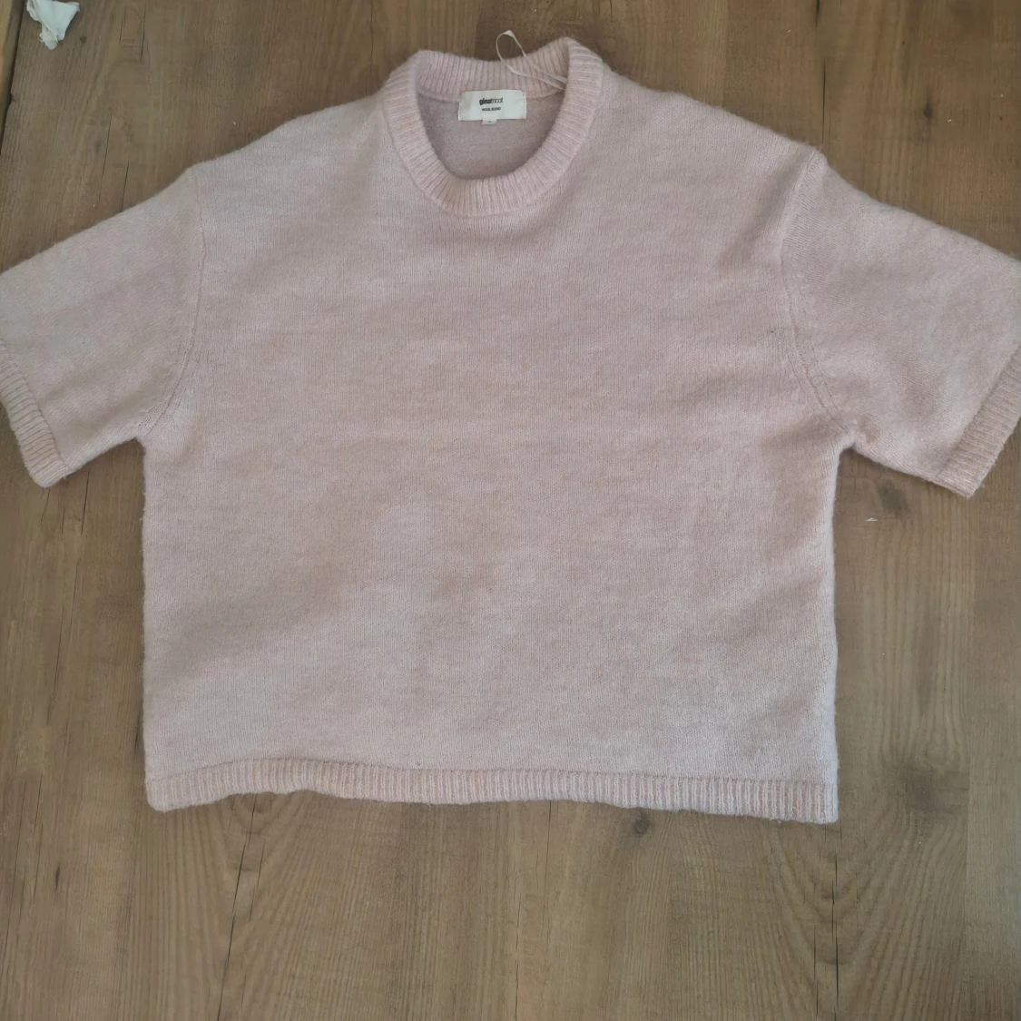 Ljusrosa stickad tröja Gina Tricot