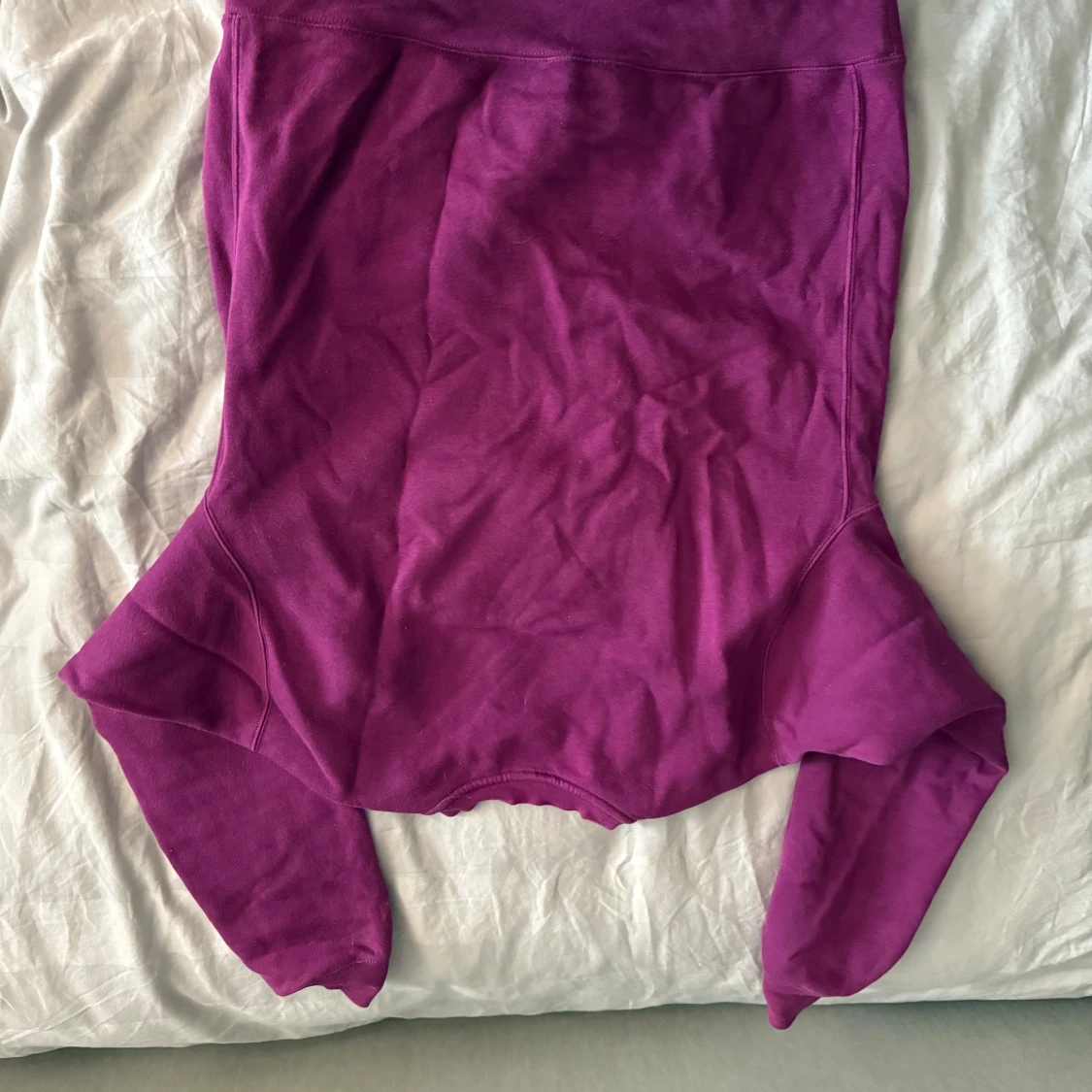 Mörklila Nike sweatshirt i bomull - 1