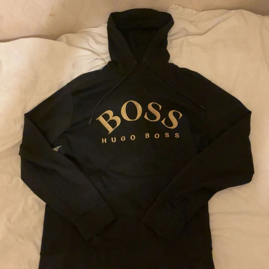 Svart hoodie från Hugo Boss