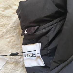 Svart dunväst från Calvin Klein Jeans - Svart dunväst från Calvin Klein Jeans med quiltad design och rak passform. Västen har ståkrage, två snedställda fickor framtill och dragkedja med logotypdetalj. Materialet är polyester och insidan är slät. Perfekt för lager-på-lager under kyliga dagar.